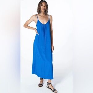 TYSA long perfect dress solid blue size 1